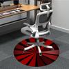 1pc Sunburst Pattern Office Round Area Rug, Indoor Mat Suitable ForOffice, Under Office Chairs Bedroom Living Room Home Decor, Room Decot043