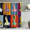 Vintage Renaissance Portrait Shower Curtain Queen Mary Tudor Historical Baroque Decor Elegant Bathroom Set Artistic Tapestry