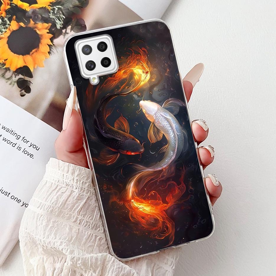 For Samsung Galaxy A22 4G Case SM-A225F Cool Dragon Painted Cover Soft Slim Phone Case For Samsung A22 A 22 Galaxy A42 5G Fundas