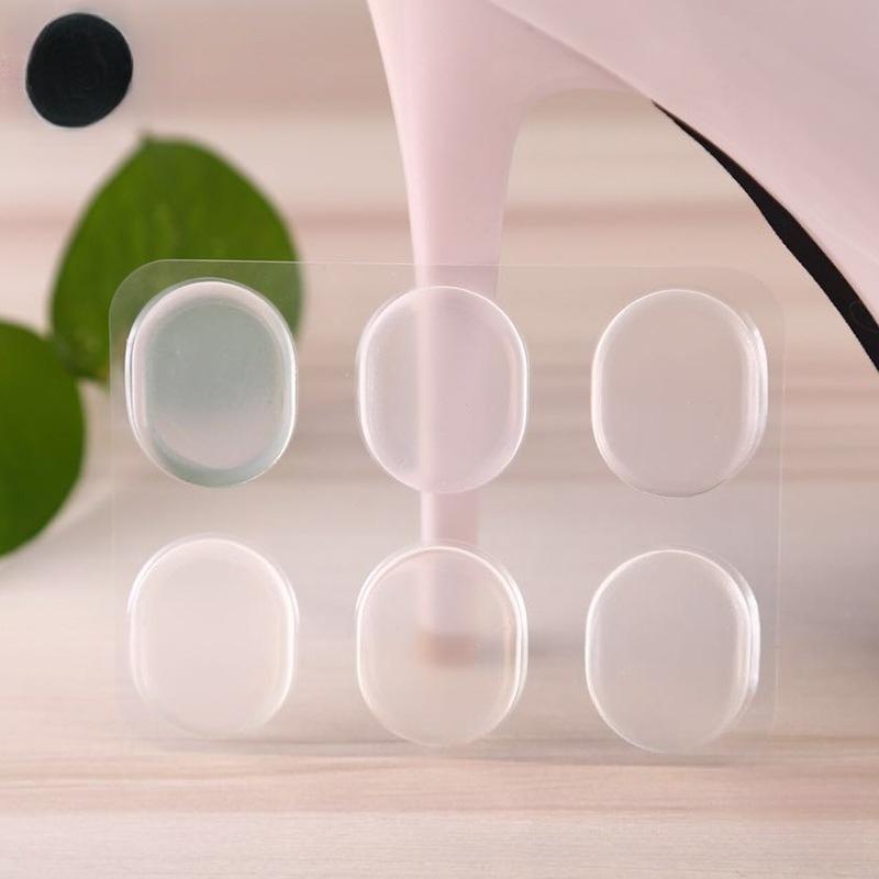 

6PCs Silicone Gel Shoe Insoles for Women Ladies Girls Foot Care Cushion Heel Grips Liner Comfortable Soft Insole Pads