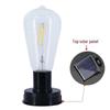 Outdoor Waterproof Retro Wrought Iron Solar Hanging Light for Garden and Camping