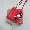 [HANDMADE]_Pap Bag-Red (Pendant Keyring Included)