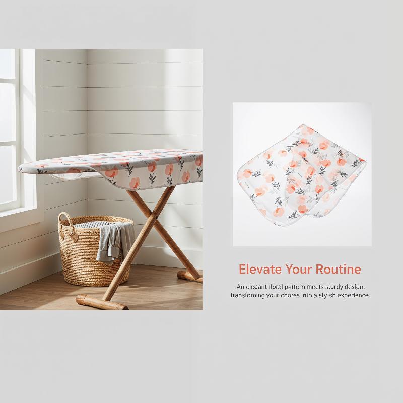 Cotton Ironing Board Cover Blanket Pad Thick Padding Resists Scorching Ironing Board Padded Cover Cleaning Tools