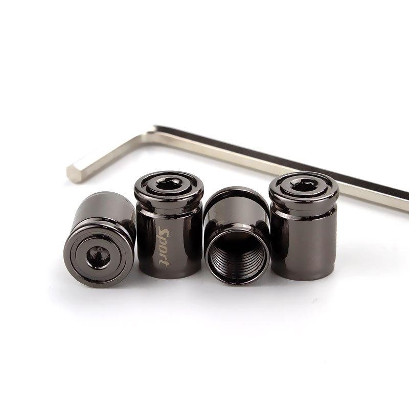

Anti-Theft Leak-Proof Aluminum Valve Stem Caps with Wrench
