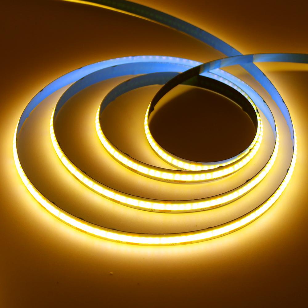 5V 3mm 5mm 8mm PCB COB LED Strip Light USB Powered Red Green Blue Pink Warm White High Density 320LEDs Flexible Ribbon Tape Lamp