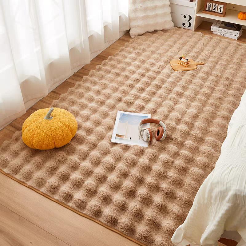 

Однотонный плюшевый ковер премиум-класса, мягкий, пушистый, легко чистится, теплый, милый ковер, подходящий для гостиной 120*160cm