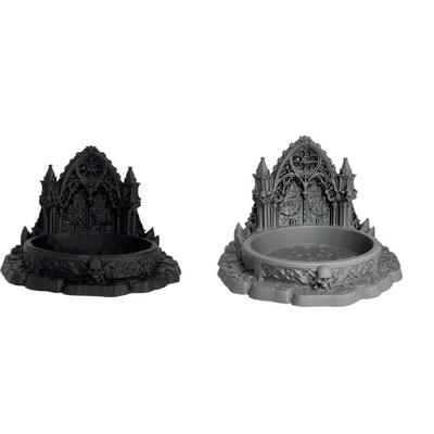 Gothic Castles Tray Jewelry Tray Trinket Dish Rings Holder Bowl Bracelets Necklace Organizers Decorative Display Plate