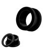 1 Paar Riemenscheiben-Design, hohl, großer Flare-Ohrring, Ohrmessgeräte, Ring, weiche Plugs, Tunnel