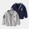 Boys' Preppy Style Casual Sweater Kidsren's Knitwear Jacket Toddler Spring and Autum Kidsren's Clothing Baby Boy Long-Sleeved Cardigan