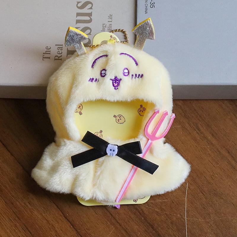 15Cm  Cute Plush Doll'S Clothes Cape Skirt Suit Sitting Party  Kuromi Clothes Monsters Vinyl Labubu Clothes