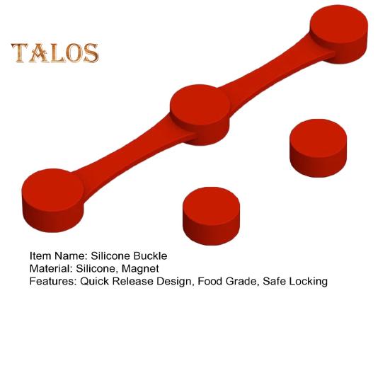 1/3 Sets Air Fryer Magnet Silicone Buckle Quick Release Air Fryer Parchment Liner Clip for Preventing Paper Burn