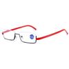 Delicate anti-blue reading glasses, high-end high-quality half-frame reading glasses for the elderly, fashionable and comfortable reading glasses, new