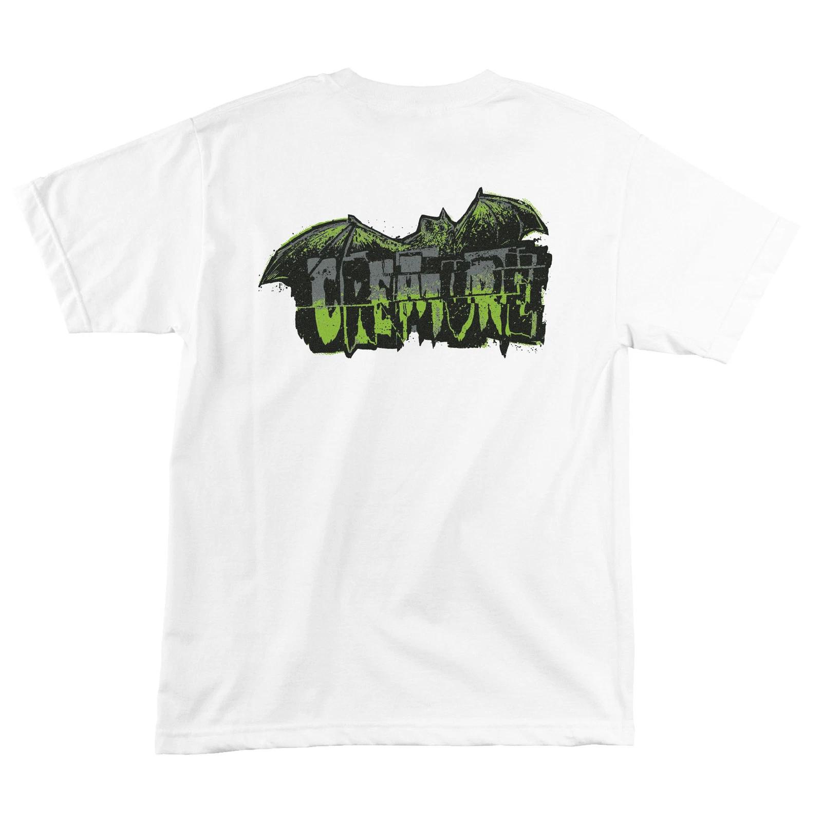 Creature FEEDBACK Skateboard T Shirt WHITE M