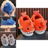 Cozy Waterproof Kids Shark Slippers For Boys Girls Warm Indoor Winter House Shoes