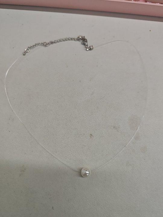 

Ожерелье-подвеска из титановой стали с жемчугом, простое, с высоким чувством качества, универсальная цепочка для ключицы, модные нишевые темпераментные украшения