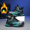 Boys' Cotton Shoes 2025 Winter New Middle and Older Children's Sports Shoes Piled and Thickened To Keep Warm Boys' Big Cotton Shoes Tide