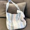 Borsa a tracolla in tela floreale per primavera ed estate Stile francese Grande capacità Borsa tote a spalla Singola spalla Borsa a mano da pendolarismo di nicchia Borsa da braccio