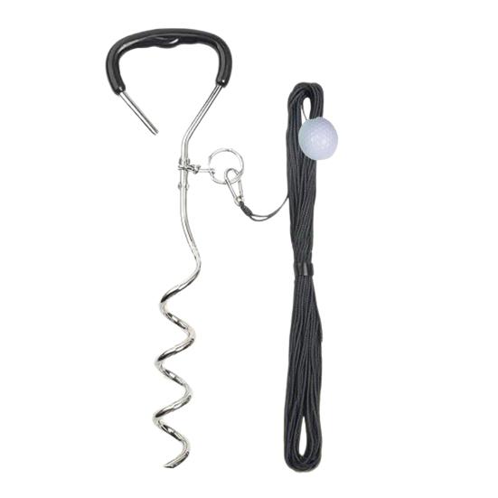 Golf Training Tools for Drivers Irons Golf Swing Training Aid 50ft Rope of Ball Flight Feedback for Beginners to Practice Swing in Backyard