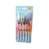 5-Piece Stainless Steel Palette Knife Set for Gouache and Oil Painting