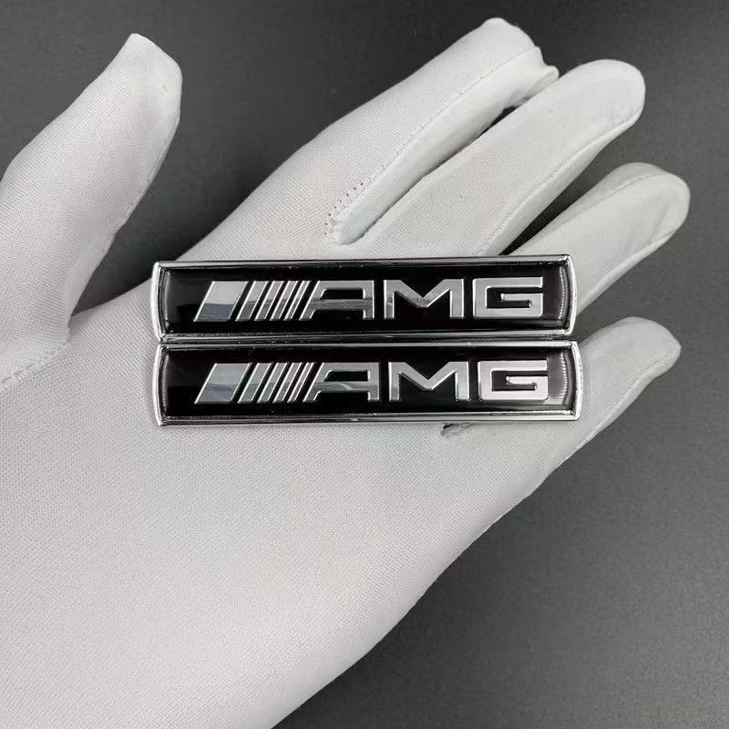CRI12Pcs Metal Car Sticker Badge Auto Emblem Decal For Mercedes Benz AMG GLE GLS CLS GLC CLA GLA GLK ML C197 R231 W167 W247 W246 CLK