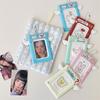 Cute Small Wings Card Holder Photocard Holder Idol Photo Display Protect Storage Card Keychain Bag Pendant Keyring Birthday Gift