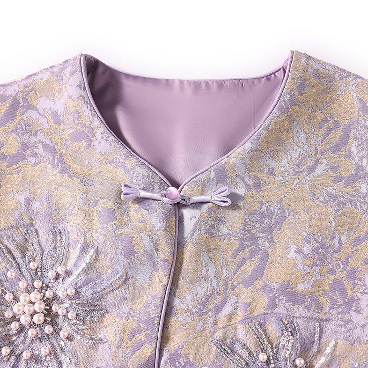 2026 Stylish Spring Cardigan Vest for Moms: New Chinese & National Style, Perfect for Middle-aged & Elderly in Spring/Autumn