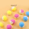 12-Pack Soft Balls for Cats Interactive Plush Toy for Kitten Training 1.8in