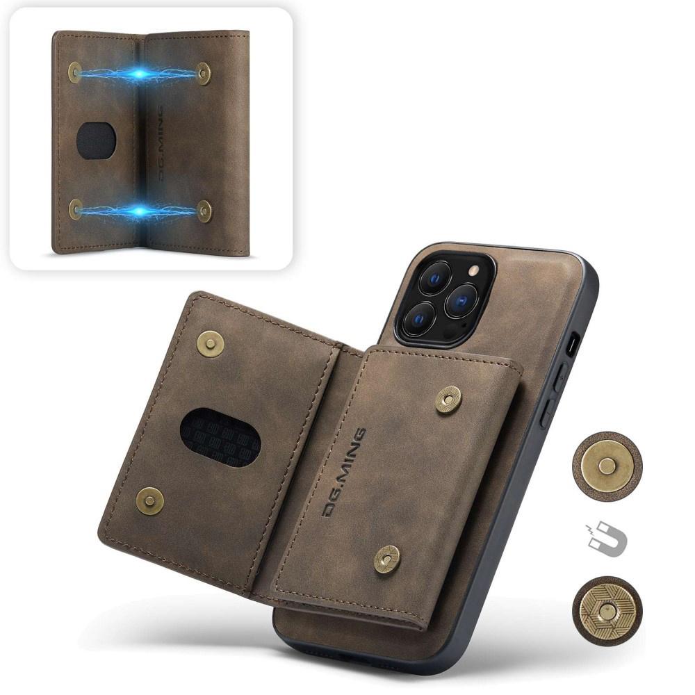 iPhone 14 Pro Case, DG.MING 2in1, Coffee