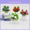 Foam Rose Artificial Potted Plant With Butterfly Accent For Indoor Decoration And Photography Use