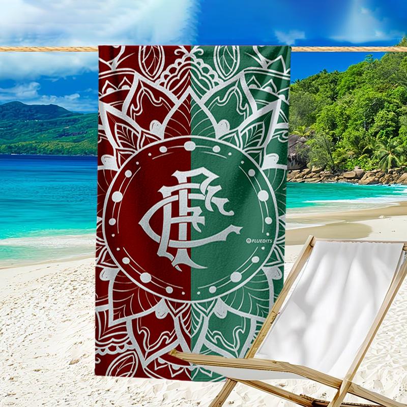 Flumi-nense Mandala Pattern Printed Beach Towel, Super Soft Microfiber, Perfect Gift Birthday, for Pool, Beach, Travel, for family and friends