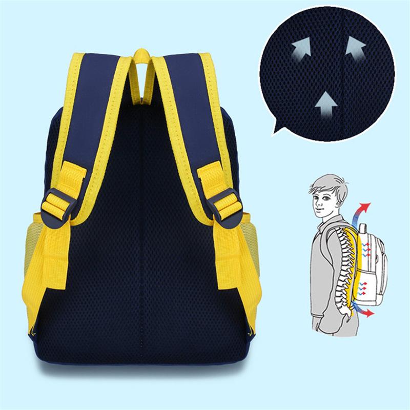 Kreskówkowy Dinozaur Dzieci Ochrona Kręgosłupa Lekki Tornister Szkolny Przedszkolny Chłopcy Dziewczynki Uroczy Plecak Torba o Dużej Pojemności