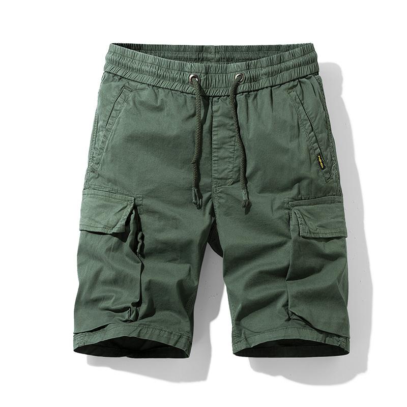 BAPAI 2022 Men's Summer Loose Overalls Casual Slim Gym Sports Pants Fashion Breathable Beach PantsOutdoor Breathable Cargo Short