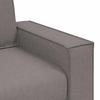 2 Seater Sofa Taupe 120 cm Fabric