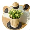 6 Pieces Plant Level Pot Elevator Elevated Planter Base Kit Space Saving Versatile Tray Patio