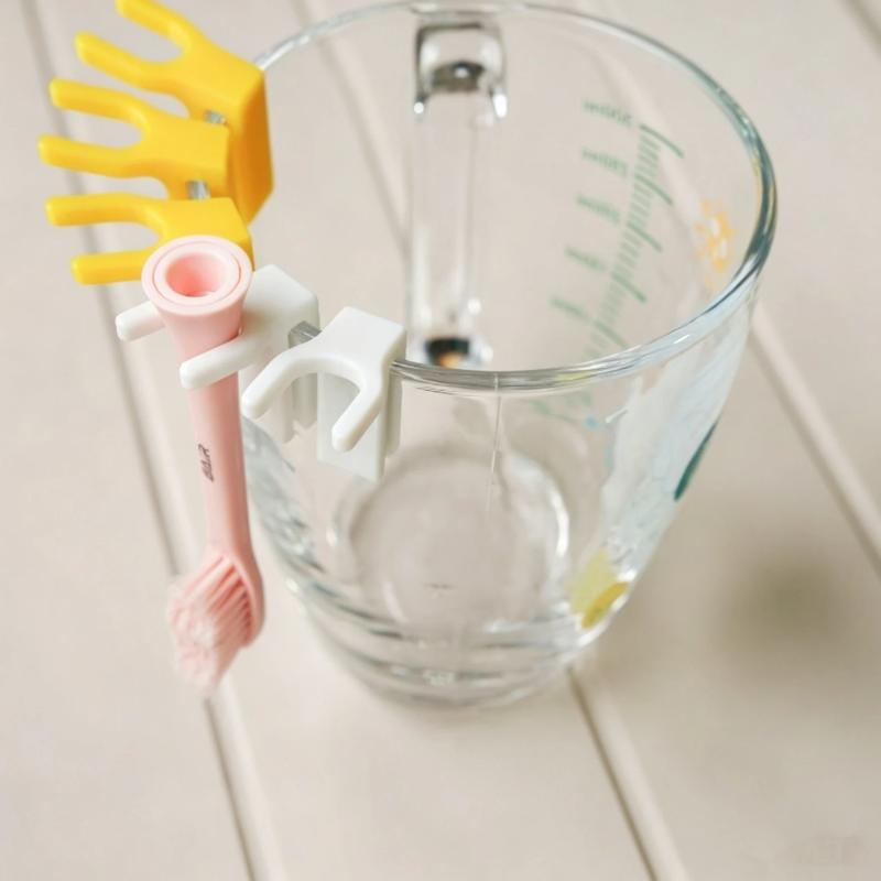 Electric Toothbrush Head Holder Colorful Portable Plastic Drying Storage Stand Self Adhesive for Home Bathroom