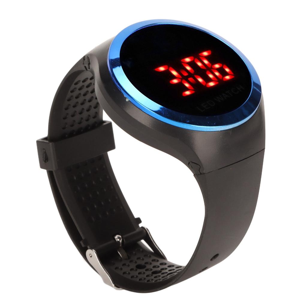 Children Digital Watch Student Fashionable Red LED Outdoor Sports Watch Birthday Gift for Daily Life Blue