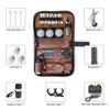 Golf Tools Case Multi-functional Golf Accessories Organizer Bag Faux Leather Large Capacity Golf Ball Tee Rangefinder Brush Holder Pouch