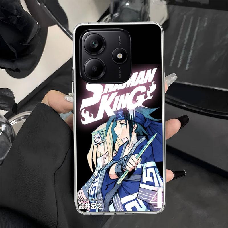 

Anime Shaman King Phone Case for Xiaomi Redmi Note 14 13 14S 12S 12 11S 11T 11E Pro Plus 11 10 10S 9S 5G Soft Silicone Cover Note 13 Pro Plus