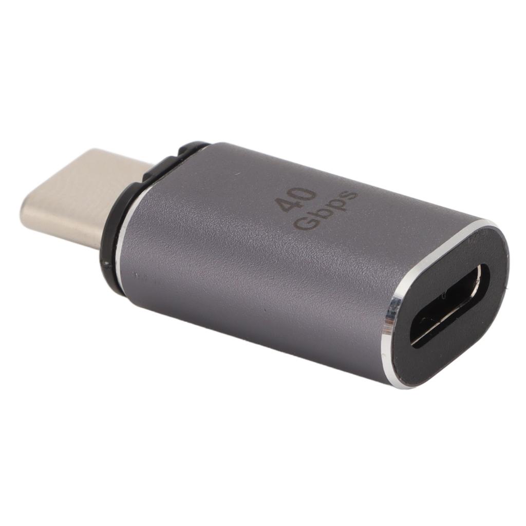 USB C Magnetic Adapter Reversible Design Aluminum Alloy Appearance 40Gbps Transmission Rate Type C Connector for