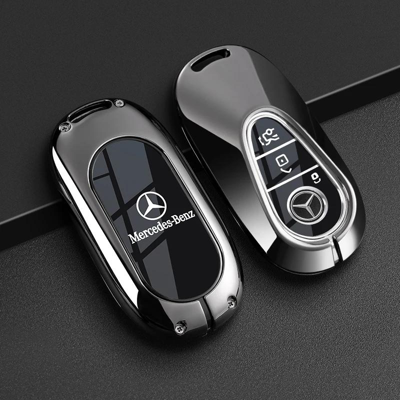 SUG2   Car Key Case Cover for Mercedes Benz E C S GLC Class E200 E400 E63 W213 S550 S560 C260 A200 Key Shell Protector