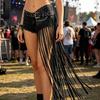 Cool Unisex Tassels Belt For Women Men Halloween Party Gathering Dressingup Decorative Cincher Band for THeme Event