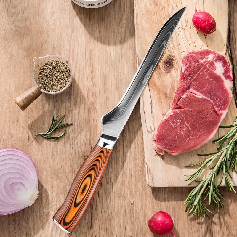 Nůž pro zhroucení 6 palců Nůž pro Ocelový kuchyňský nůž Butcher's Butcher