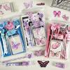 13-in-1 Stationery Set Non-repeating Highlighter Durable Pencil Eraser Students Gift