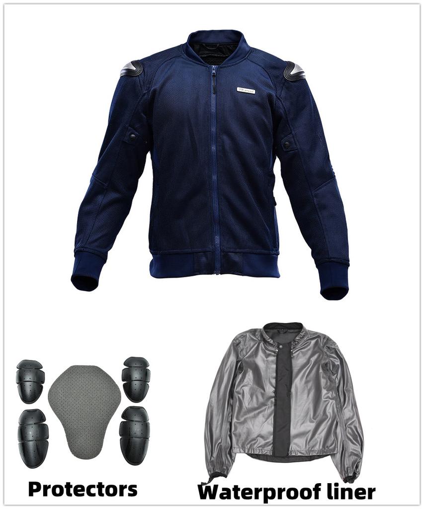 [Code-frei-Aktion] Sommer-Motorrad-Radbekleidung, Lokomotivkleidung für Herren und Damen, sturzfest und atmungsaktiv