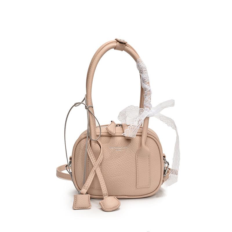 This Year's Popular Simple Lychee Pattern Texture Underarm Small Bag Female Korean Versatile Niche Design Commuter Messenger Bag