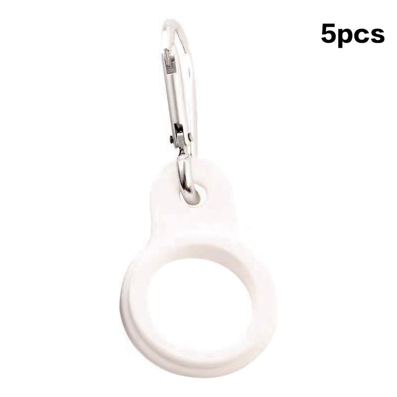 1/5PCS Hook Camping Hiking Tool High Quality Aluminum Sports Kettle Buckle Outdoor Carabiner Water Bottle Holder Rubber Buckles