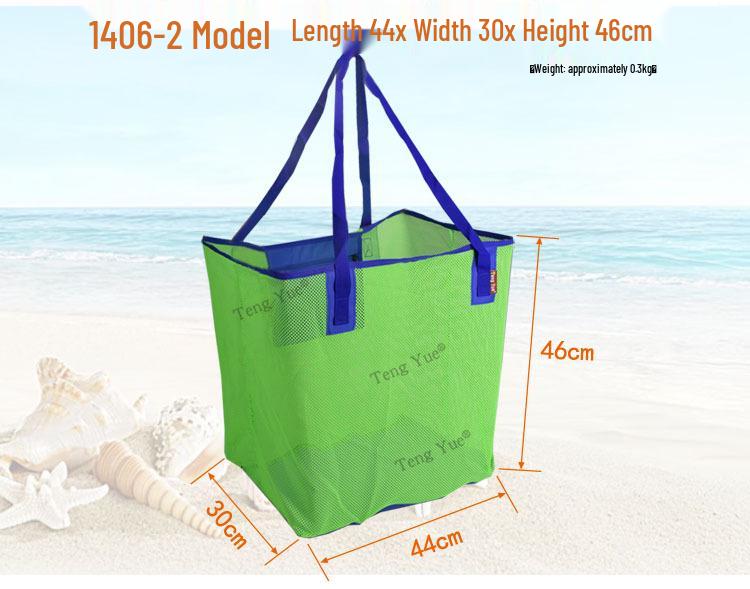 1406 Mesh Beach Tote Bag for Toys, Swimming Gear, Toiletries & Shopping