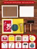 New Year Picture DIY Woodblock Printing Set: Non-Legacy Handmade Template Kit for New Year's Day Activities.