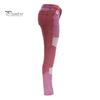 Pencil Jeans Color Block Multi Pockets Button Zipper Fly Women Denim Pants Butt-lifting High Waist Trousers Streetwear