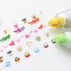 Marcador de Calendário Não Tóxico Material Escolar Brinquedos Fita Corretiva de Pressão Múltiplos Estilos Disponíveis Adesivos Decorativos Kawaii para Scrapbooking